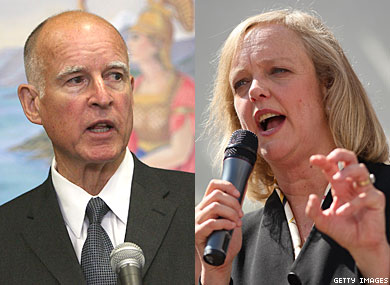 Jerry Brown Debates Meg Whitman