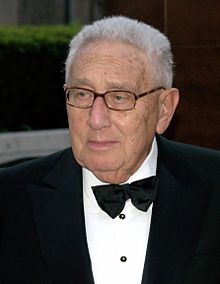 Elder statesmen and former secretary of state Henry Kissinger