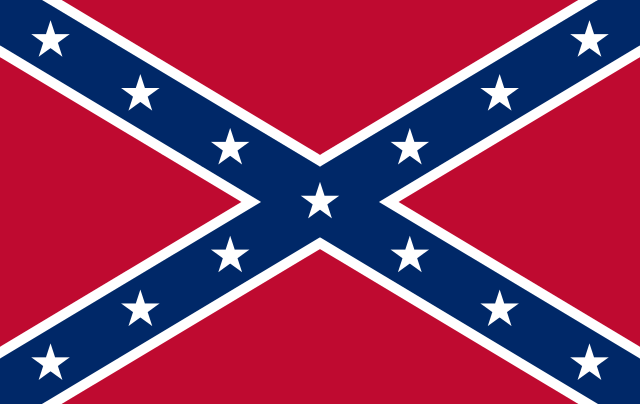 The rectangular battle flag of the Army of Tennessee, Confederate States of America.