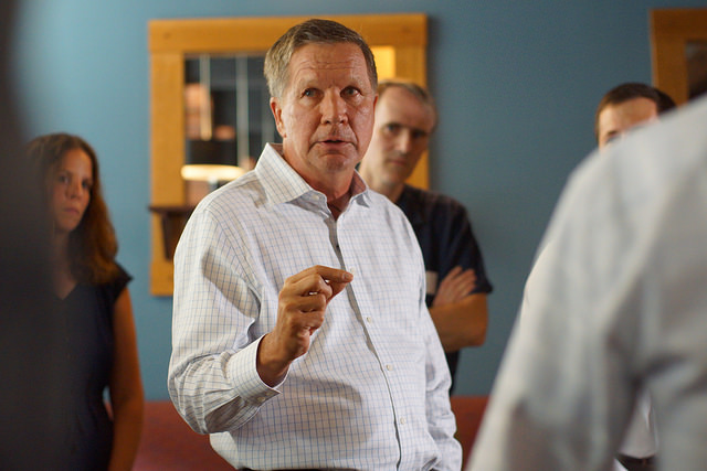 Candidate Kasich Declares that Trump Has “Toned Down the Rhetoric”